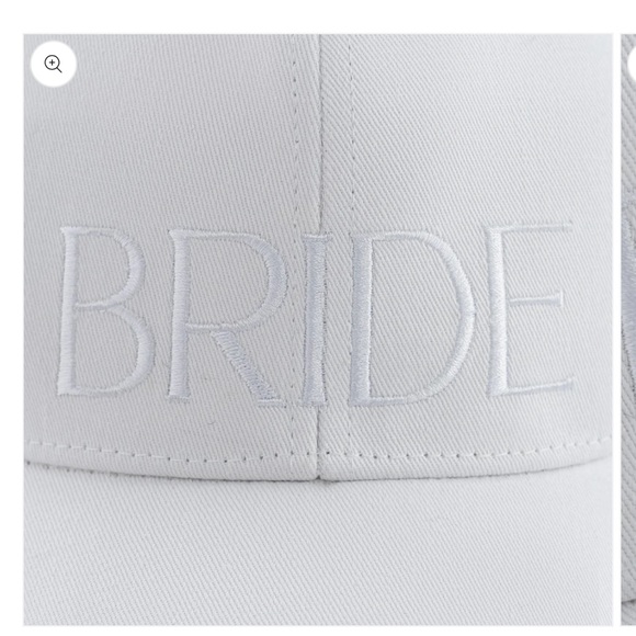 BRIDE Embroidered Baseball Hat - White - Picture 2 of 4